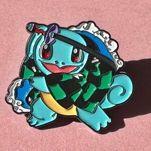 Squirtle/Tanjiro Pokemon Enamel Pin